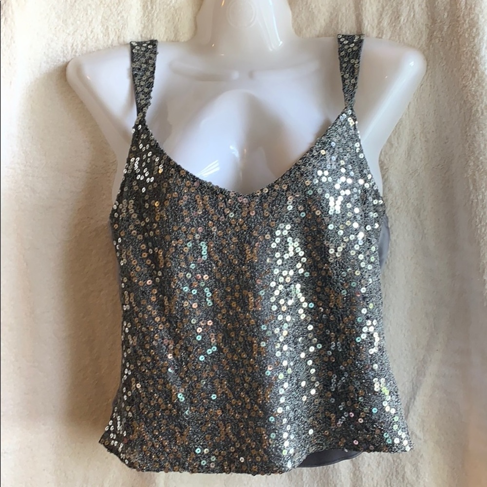 Tahari sequin camisole